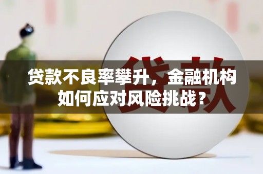 古冶贷款不良率攀升，金融机构如何应对风险挑战？