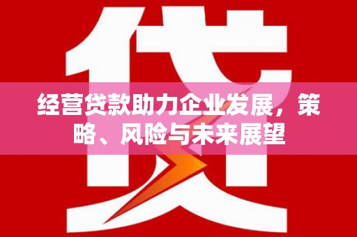 古冶经营贷款助力企业发展，策略、风险与未来展望