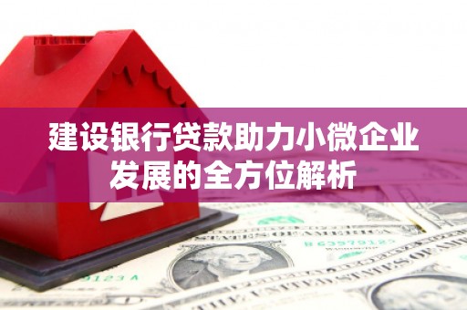 古冶建设银行贷款助力小微企业发展的全方位解析
